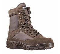 Mil-Tec Brown Tactical Boots With YKK Side Zip Military Combat Army Security