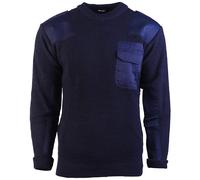 Mil-Tec BW Acrylic Sweater Mens Warm Winter Jumper Army Sweater Dark Blue