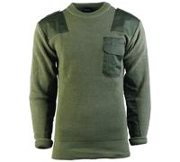 Mil-Tec BW Acrylic Sweater Mens Warm Winter Jumper Army Sweater Olive