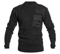 Mil-Tec brand Men Sweater German pullover Commando Jumper Black sweater Wool