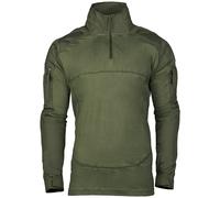 Mil-Tec Chimera Combat Shirt Mens Long Sleeve Shirt Army Tactical Ripstop Olive