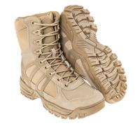 Mil-Tec Security Police Army Combat Leather Boots Generation II Men’s Tactical Khaki Size 9