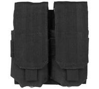 Mil-Tec COMBAT TACTICAL DOUBLE MAGAZINE POUCH MOLLE SYSTEM RANGE SHOOTING BLACK