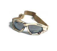 Mil-Tec Commando Goggles Air Pro Smoke Lens Desert Frame