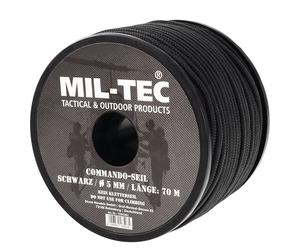 Mil-Tec Cord Commando 70 m x 5 mm - Black