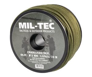 Mil-Tec Cord Commando 70 m x 5 mm - Olive