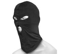 Mil-Tec Cotton Balaclava with 3 holes - Black