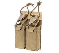 Mil-Tec Double Magazine Pouch with Hook & Loop Backside - Dark Coyote