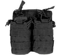 Mil-Tec Double Open Top Magazine Pouch Black