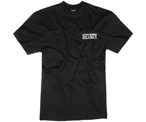 Mil-Tec Double SECURITY Print T-Shirt Men's Work Police Airsoft Tactical Black
