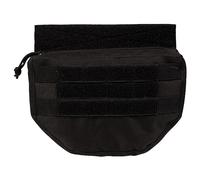Mil-Tec Drop Down Pouch Bag Tactical Army Military Airsoft Black