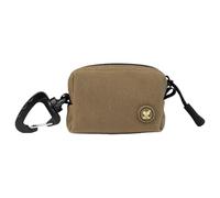 Mil-Tec Earpod Pouch • Compact Protective Case with Zip • With Carabiner • Bag for Earpods, Cables and Small Parts • Dark Coyote