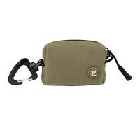 Mil-Tec Earpod Pouch • Compact Protective Case with Zip • With Carabiner • Bag for Earpods, Cables and Small Parts • Olive