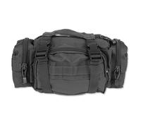 Mil-Tec Unisex Adult MOD.System Hip Bags, Black, 30 x 12 x 14 cm