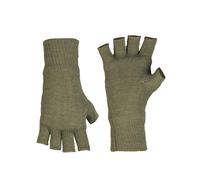 Mil-Tec Fingerless Gloves Thinsulate Lining Winter Warm Mens Black