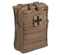 Miltec New Leina, First Tactical First Aid Kit with MOLLE connections, 43 pieces, First Aid (Coyote Dark)