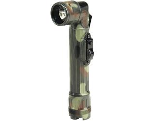 Mil-Tec Flecktarn Medium LED Anglehead Flashlight Clip Colour Filters 6.75in