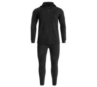Mil-Tec fleece underwear with zipper Black - set