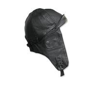 Mil-Tec Flight Leather Hood Black Size:GR.M/57-58