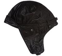 Mil-Tec Flight Leather Hood Black Size:GR.XL/61-62