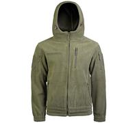Mil-Tec GEN.II Cold Weather Fleece Jacket Mens Hooded Sweater Olive Drab