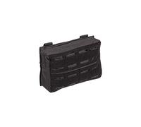 Mil-Tec Holster Pouch, Black, Polyester - Utility Belt Pouch with MOLLE System and Clamshell Opening
