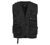 Mil-Tec Men's Hunting-u Vest, Black, 4XL