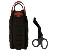 Mil-Tec IFAK Rapid Pack First Aid Kit + scissors - Black