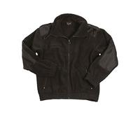 MIL-TEC army style fleece pullover cold weather jacket sportswear sweater black
