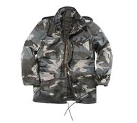 Mil-Tec Mens M65 Jacket Urban Camo Army Style