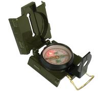 Mil-Tec US Metal prismatic compass with illumination - Olive
