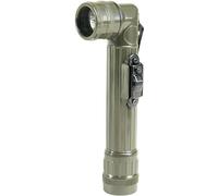 Mil-Tec Large LED Anglehead Flashlight, Olive Drab, Hand Held, 15143201