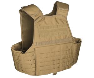 Mil-Tec Laser Cut Carrier Vest - Coyote