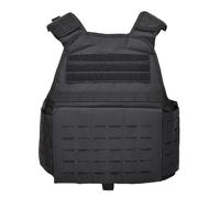 MIL TEC Laser Cut Plate Carrier Tactical MOLLE Vest Compact Black