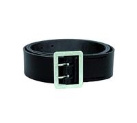 Mil-Tec Police Leather Belt - Black