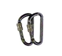 Mil-Tec Lock Aluminum Carabiner 80 mm - 2 pcs.