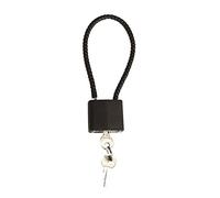 Mil-Tec padlock with 20 cm cable - Black