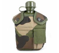 Mil-Tec M1 Canteen Flask with Cup, Pouch and Alice Clips, Robust Camping