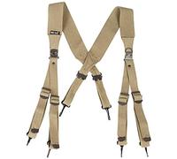Mil-Tec M36 Suspenders, Khaki, One Size