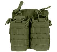Mil-Tec Magazine Pouch Open Top Double MOLLE Olive Green