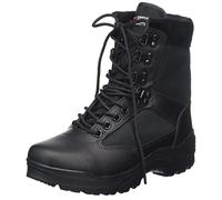 Mens Black Tactical Side Zip Boots Security Military Police Patrol Combat Army