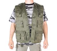 Mil-Tec Men's Hunting-u Vest, Olive, 4XL