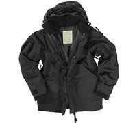 Mil-Tec Men's Jacket-10615002 Jacket, Black, 3XL UK