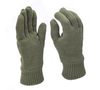 Mil-Tec Men's Knitted Gloves with Thinsulate Lining, Warm Winter Olive
