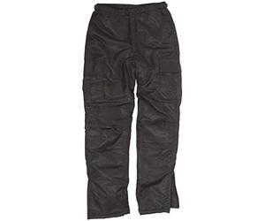 Mil-Tec Men's Ma1 US Nylon Thermo Trousers Black Pants, One Size, XL