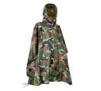 Mil-Tec Poncho, Polyester, Woodland, 210 x 150 cm