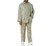 Mil-Tec Men's Rain Suit (2 Pieces) • Water-Repellent Rain Suit • Lightweight Rain Jacket with Hood & Rain Trousers • Rain Cover for Outdoor Activities • Rain Clothing with Carry Bag