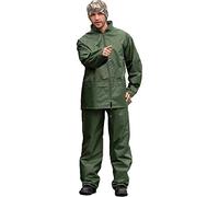 Mil-Tec Men's Rain Suit Rain Jacket Rain Trousers Moisture Protection Olive 4XL