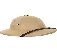 Mil-Tec Men's French Tropical Helmet Newsie Cap, Beige, One Size