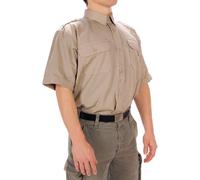 Mil-Tec Tropical Rip-Stop Short Sleeve Shirt - Khaki